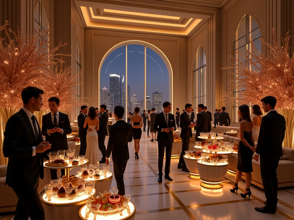 Corporate gala evening styling